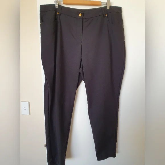 City Chic Black Trousers Size 16 - Picture 1 of 4